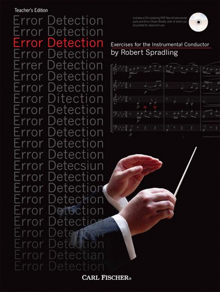Error Detection - Teacher's Edition Concert Band Methods - Sheet Music