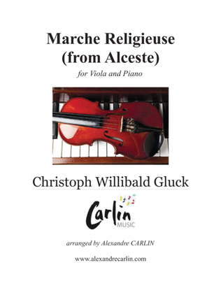 Marche Religieuse (from Alceste) by Gluck - Arranged for Viola and Piano