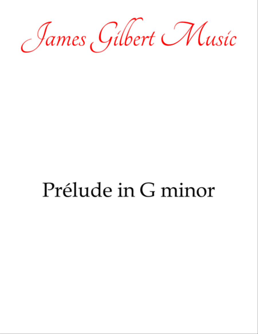 Prelude In G Minor Piano Method scores gallery preview page 1
