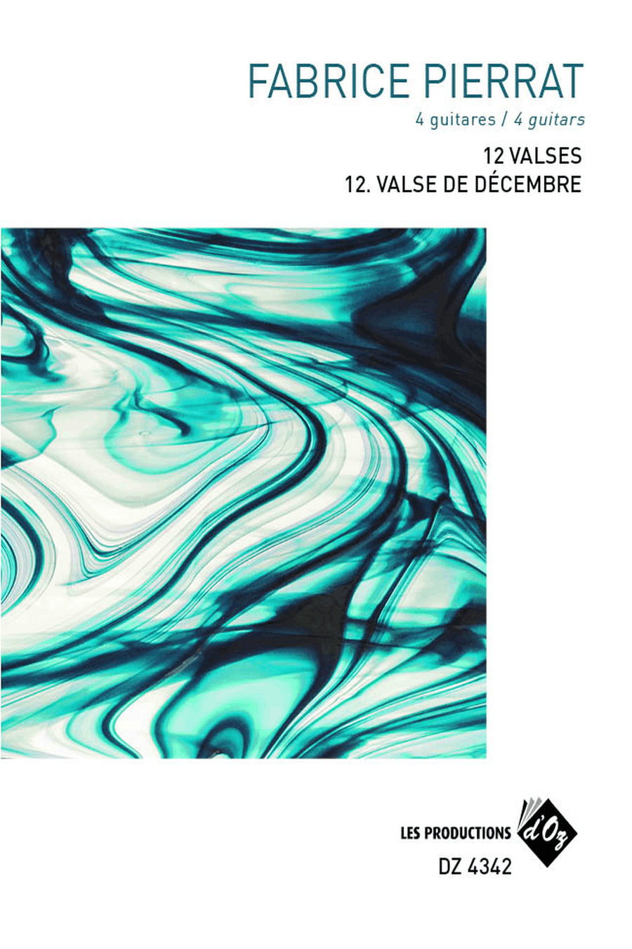 12 Valses - Décembre 12 Valses - Décembre Guitar Ensemble scores gallery preview page 1