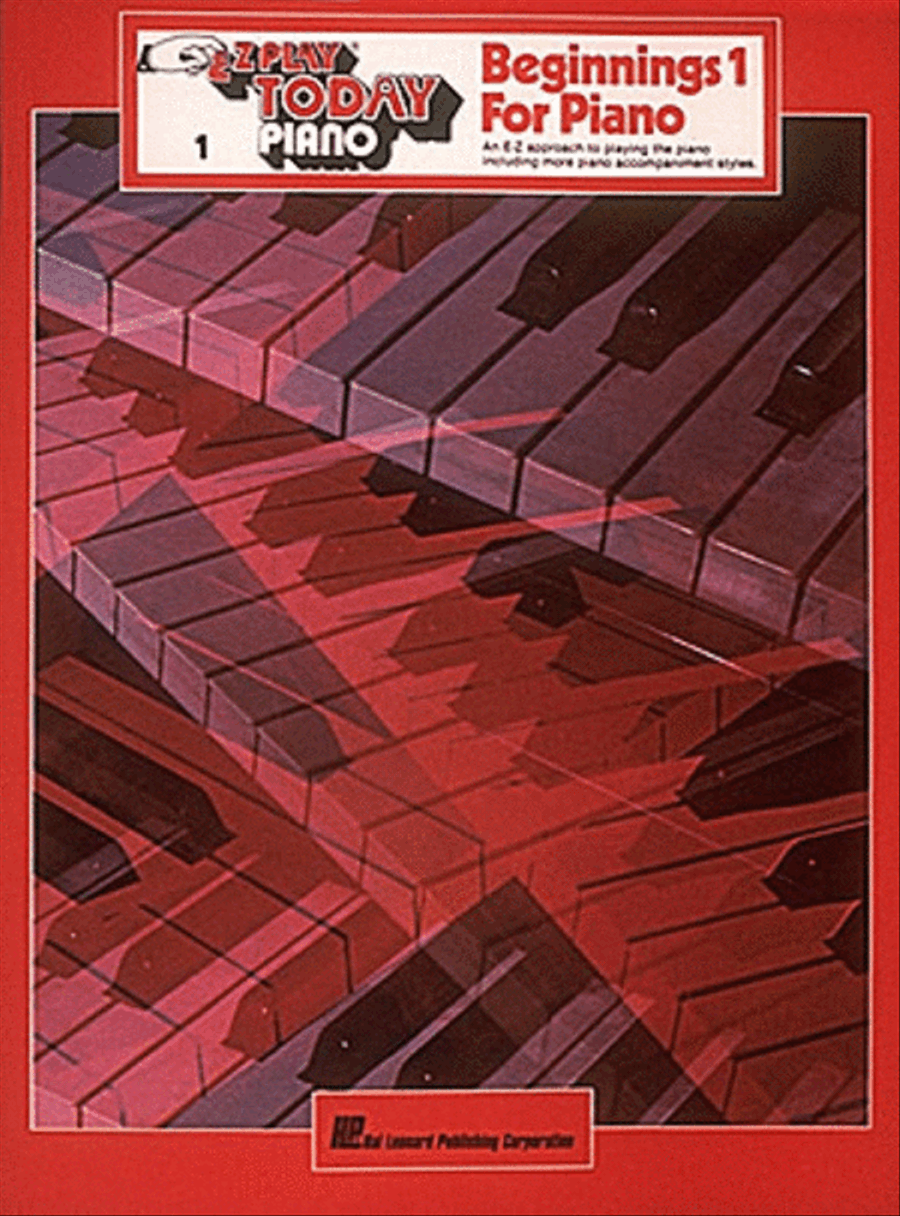 Beginnings 1 for Piano Piano Method scores gallery preview page 1