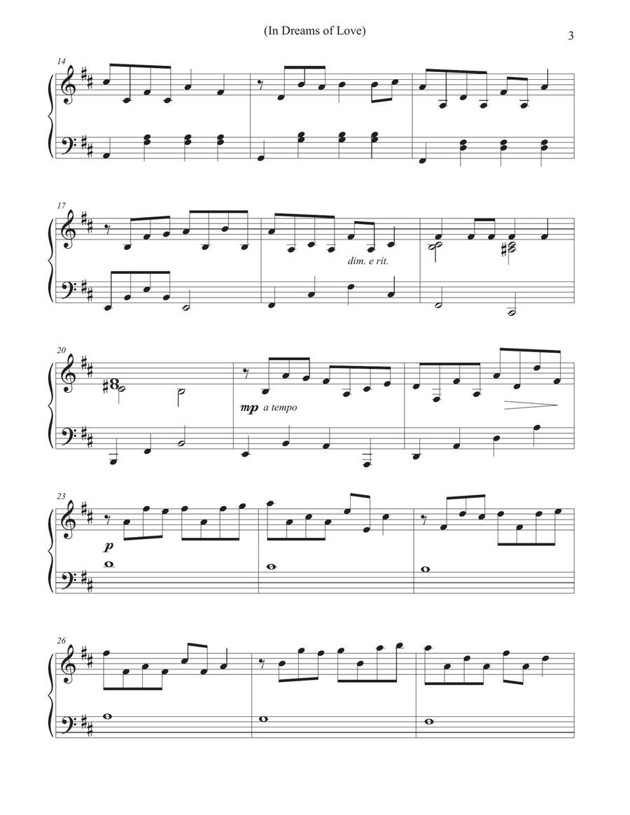 January - Piano Book Piano Solo scores gallery preview page 3