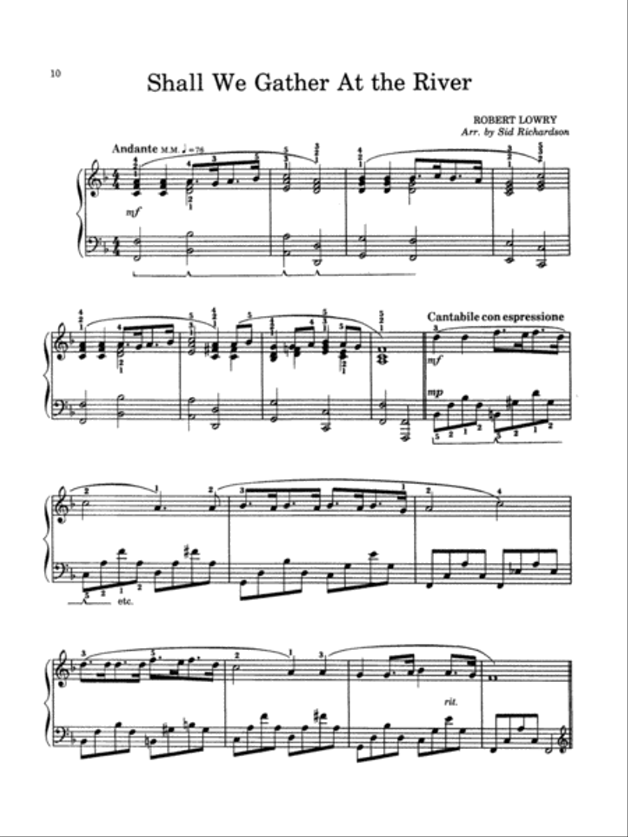 Hymn Reflections Piano Method scores gallery preview page 3