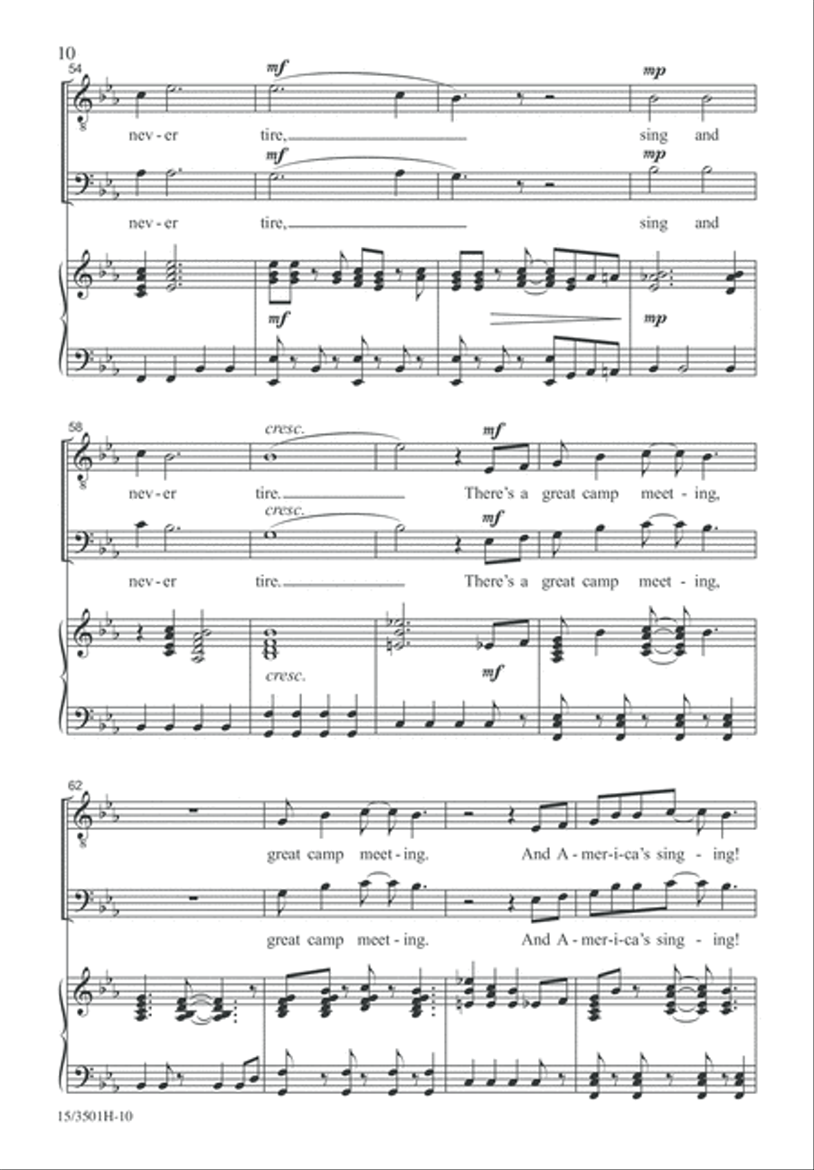 I Hear America Singing I Hear America Singing TB scores gallery preview page 10
