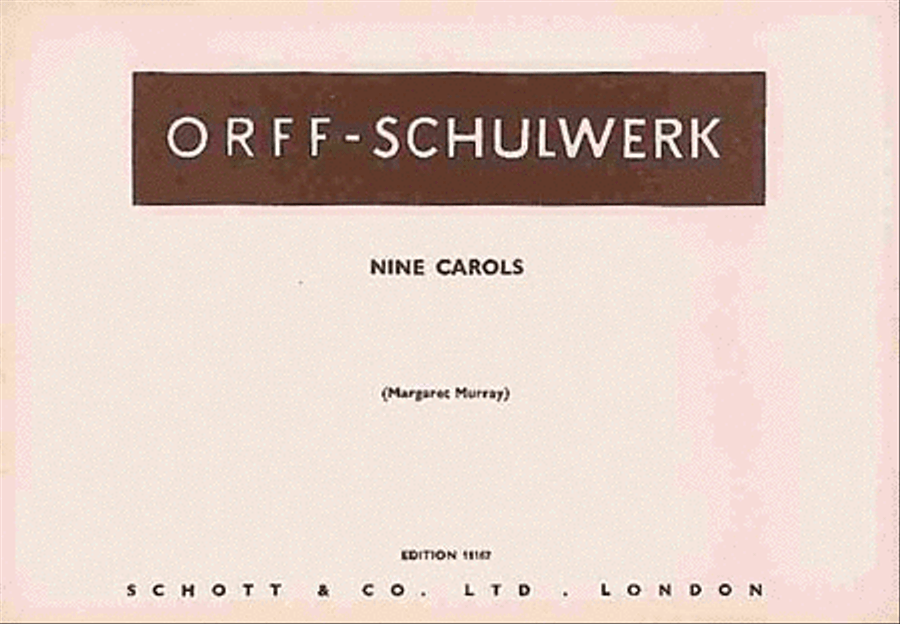 9 Carols Orff Instrument scores gallery preview page 1