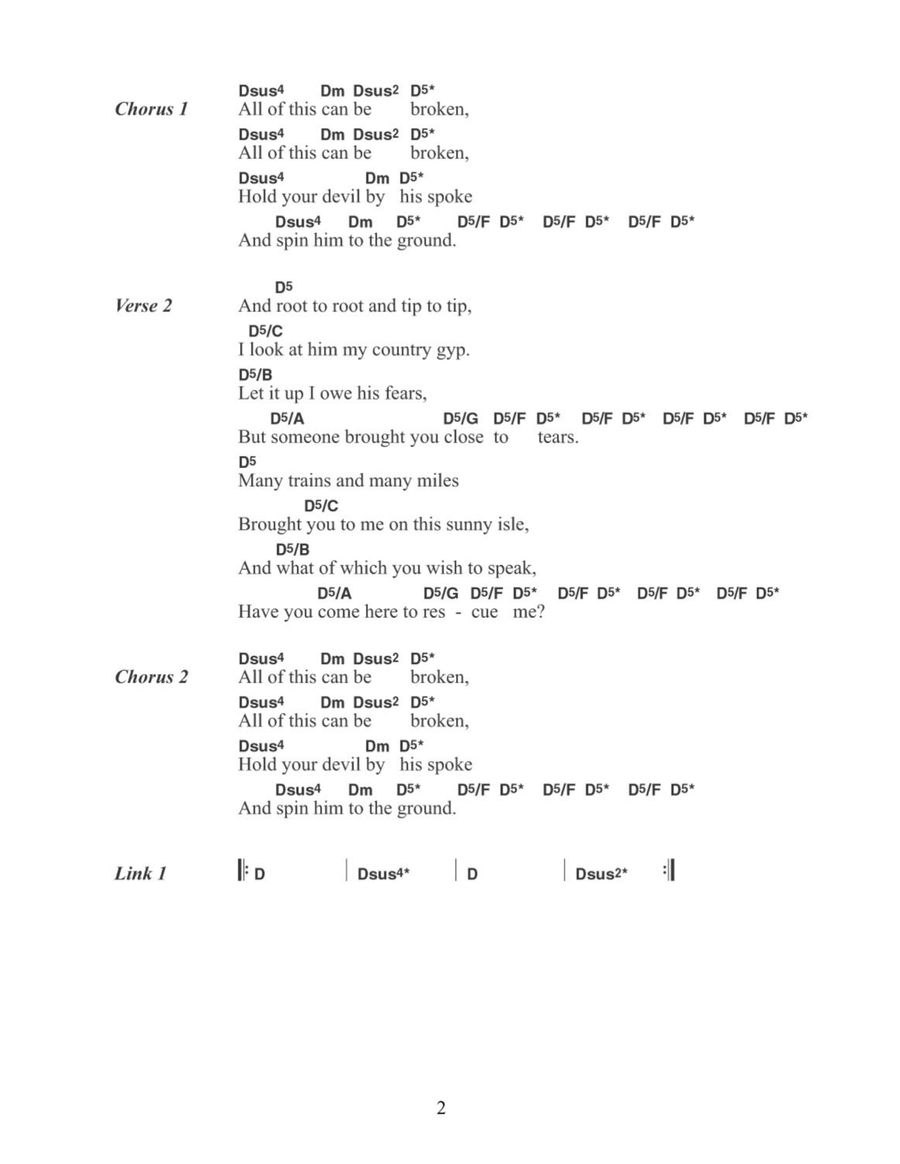 Devil's Spoke Acoustic Guitar scores gallery preview page 2