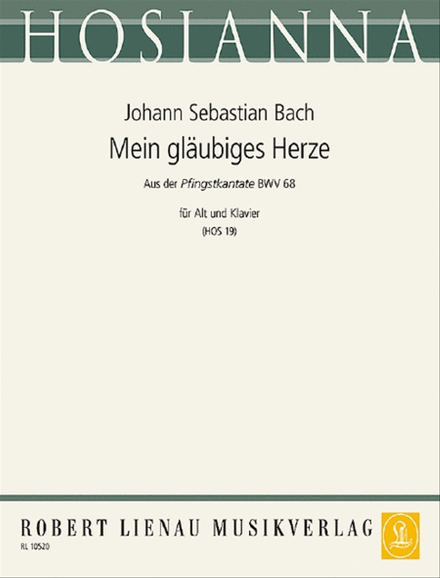 Mein gläubiges Herze Voice Solo scores gallery preview page 1