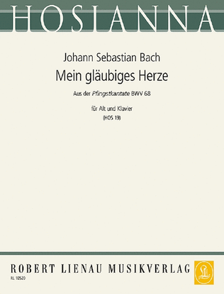 Book cover for Mein gläubiges Herze