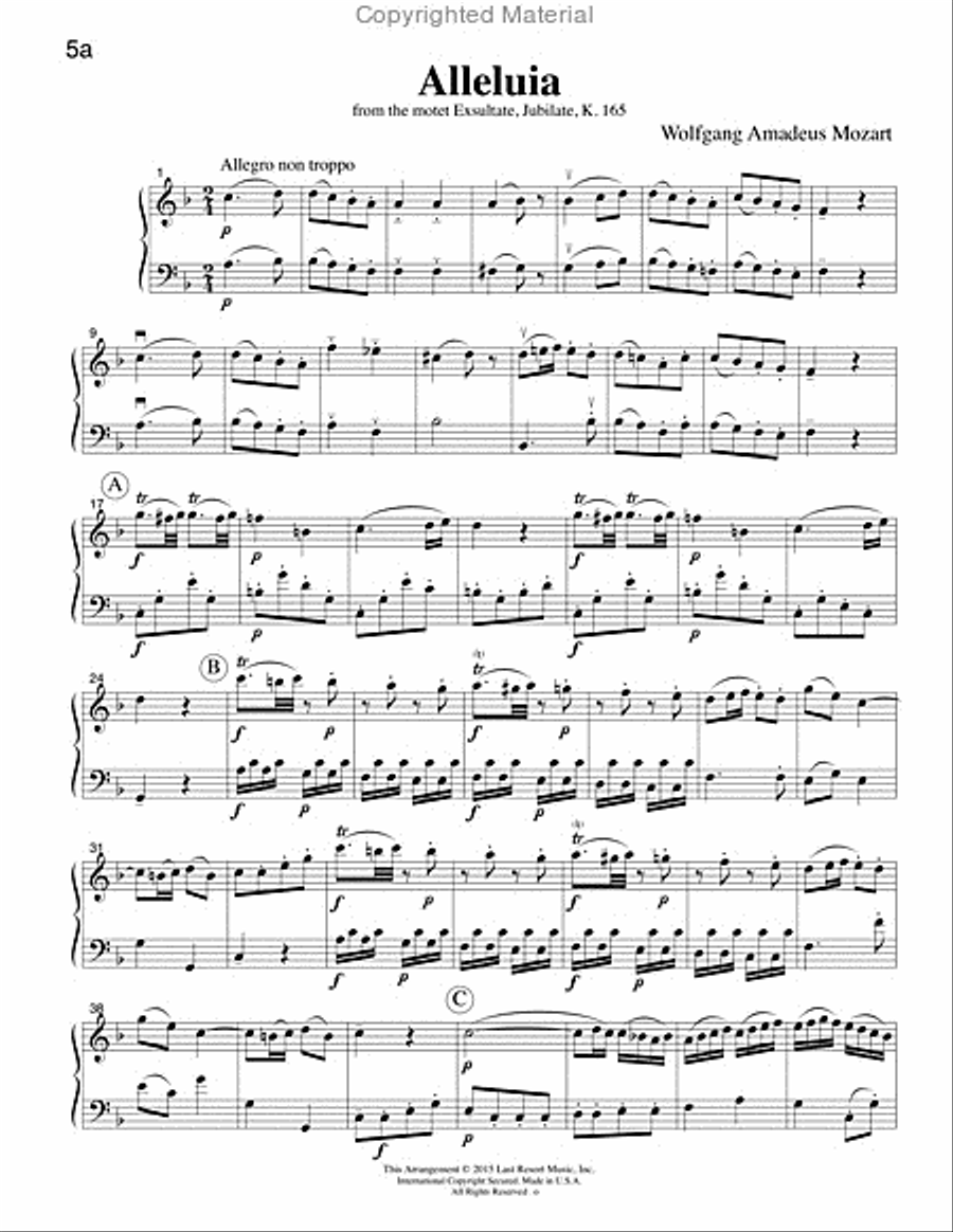 Music for Two, Volume 5 - Flute/Oboe/Violin and Cello/Bassoon Bassoon scores gallery preview page 3