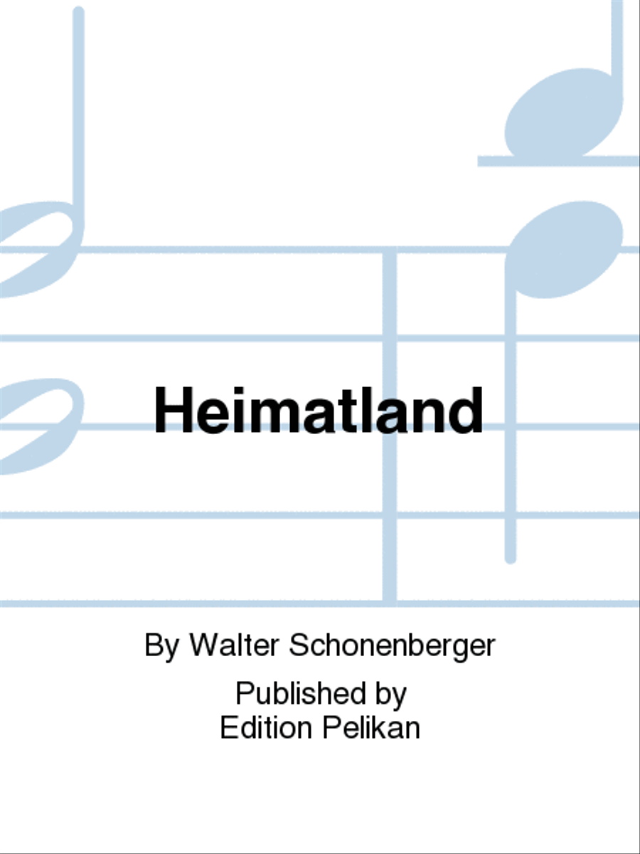 Heimatland Men's Choir scores gallery preview page 1