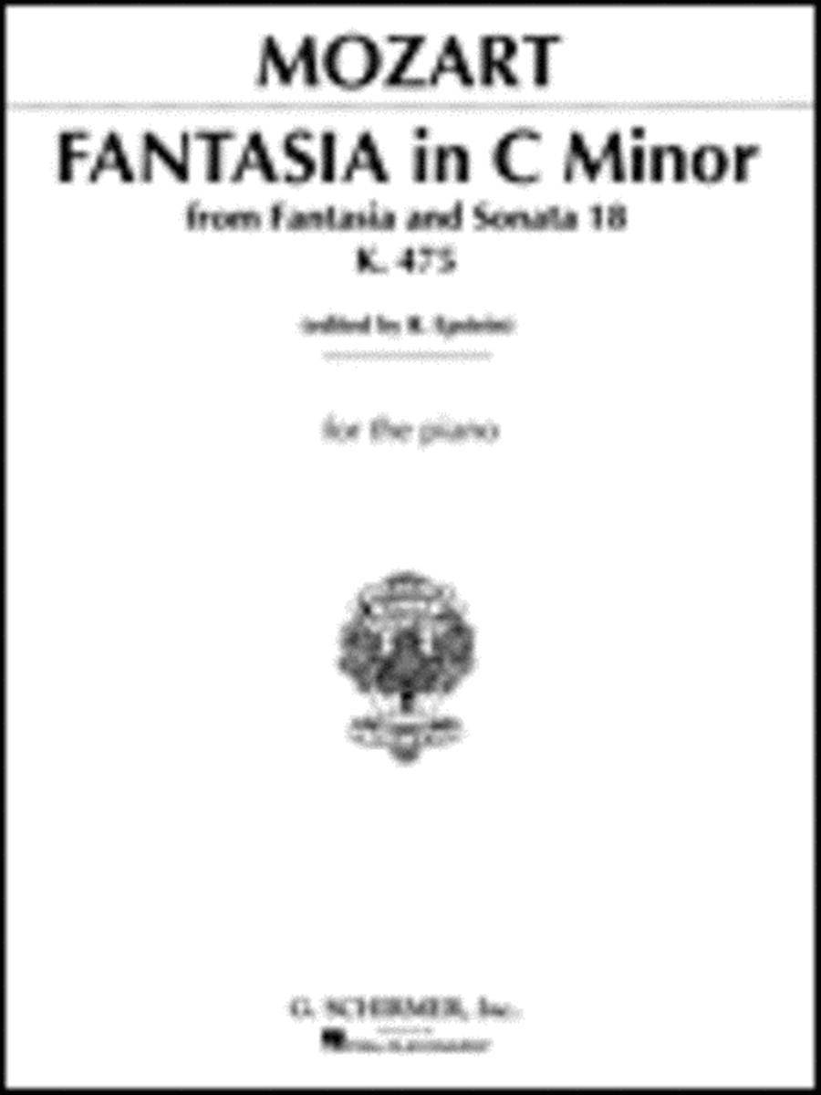 Fantasia in C Minor K475 Piano Solo scores gallery preview page 1