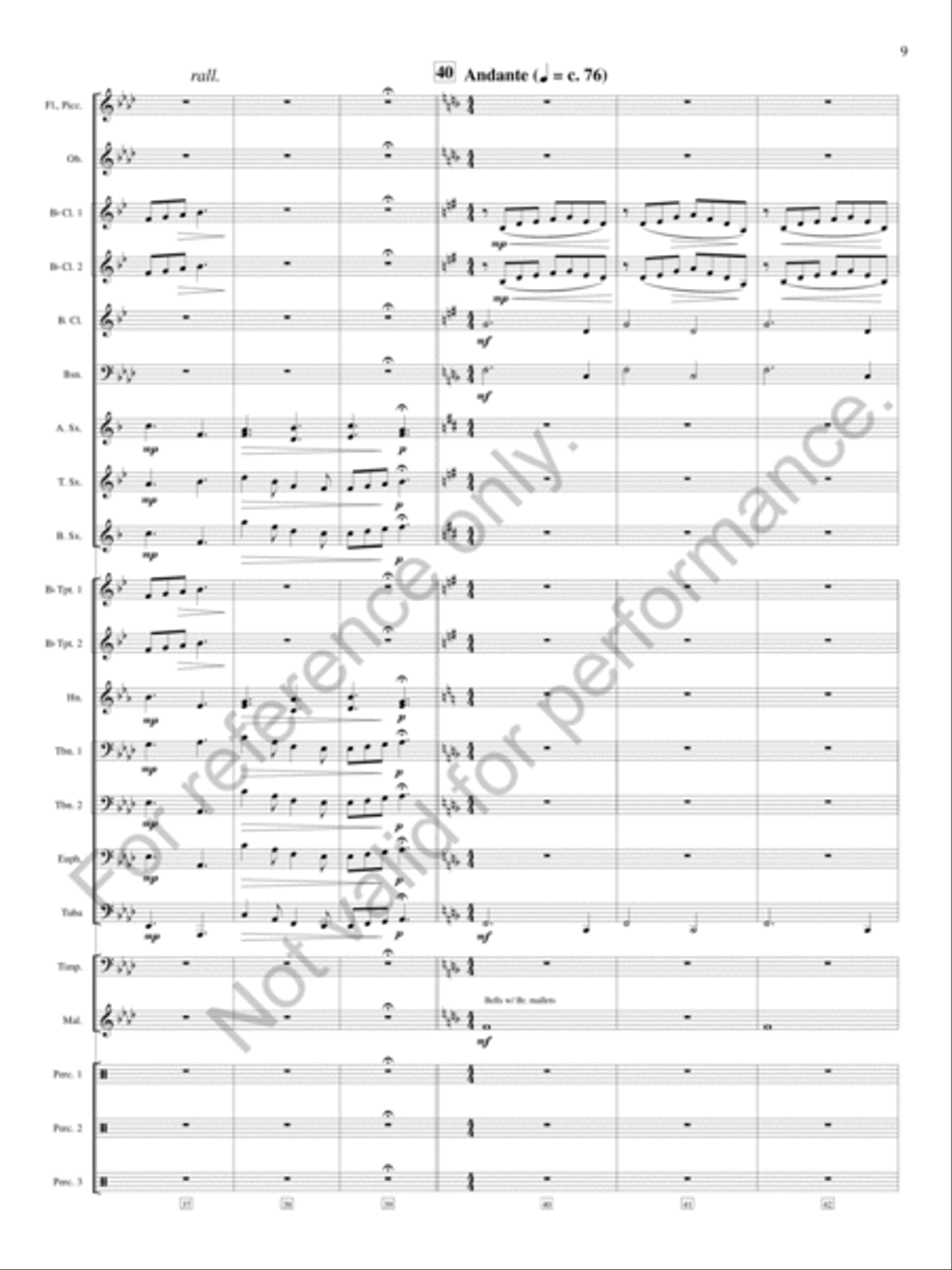 An English Triptych An English Triptych Concert Band scores gallery preview page 10