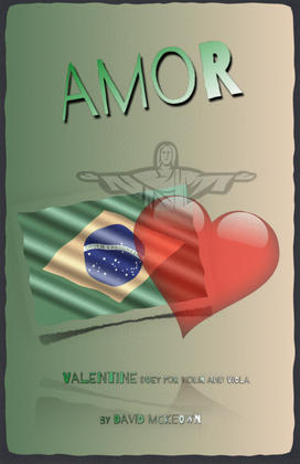 Book cover for Amor, (Portuguese for Love), Violin and Viola Duet
