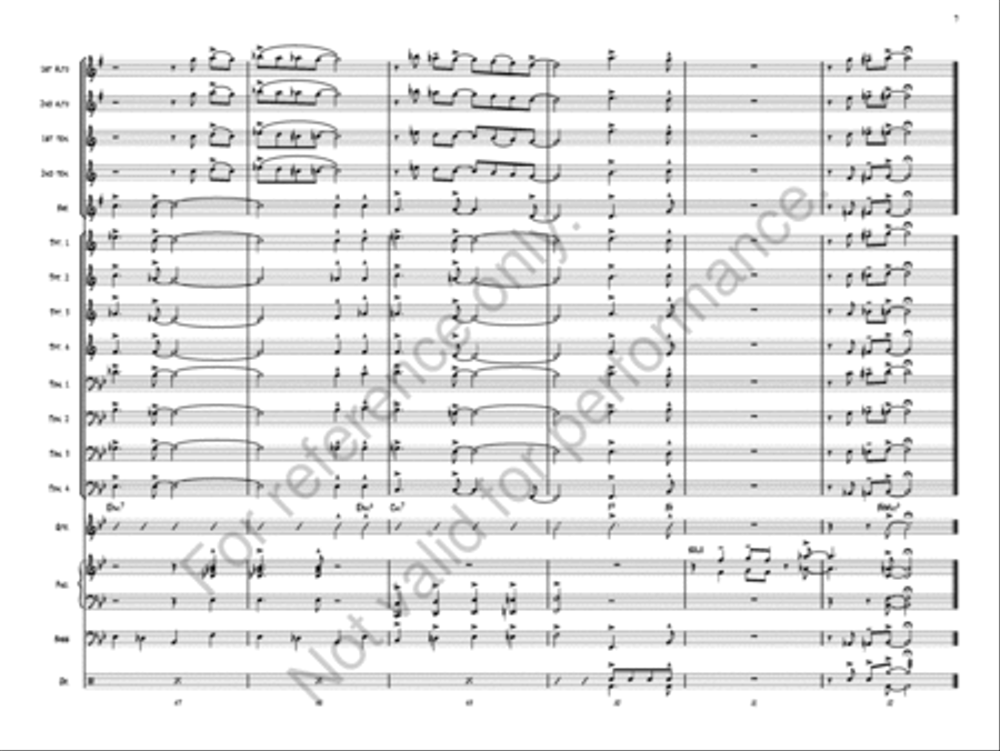 Happy Birthday Happy Birthday Jazz Ensemble scores gallery preview page 9