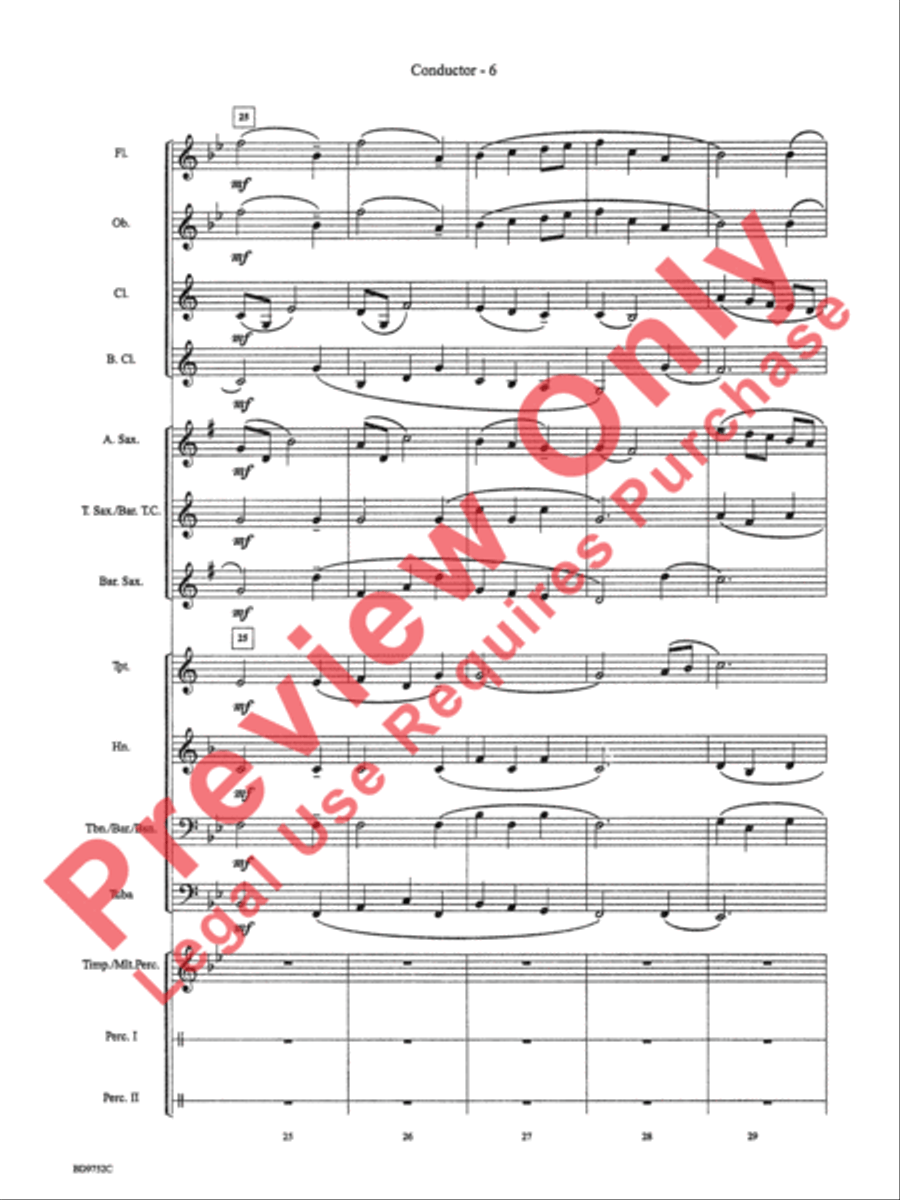 Dona Nobis Pacem Dona Nobis Pacem Concert Band scores gallery preview page 8