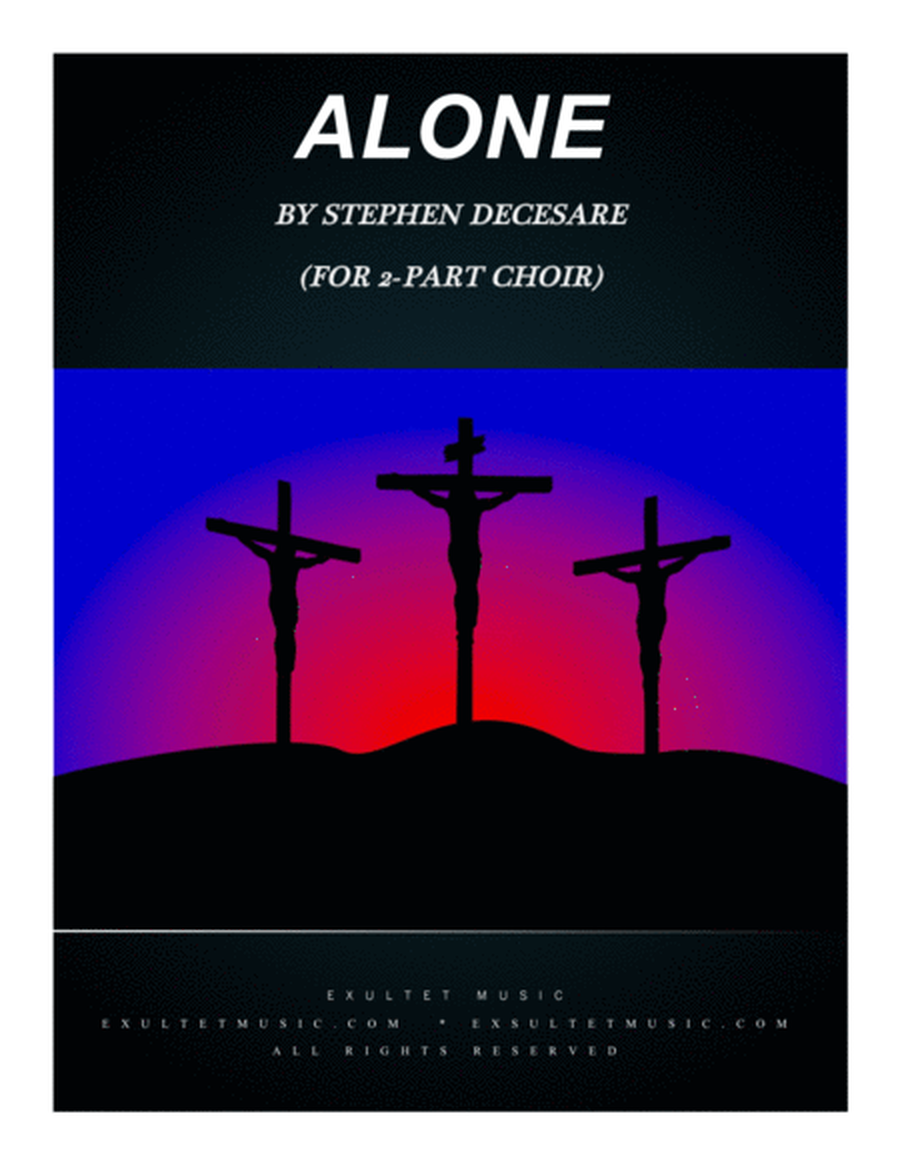 Alone (for 2-part choir) image number null