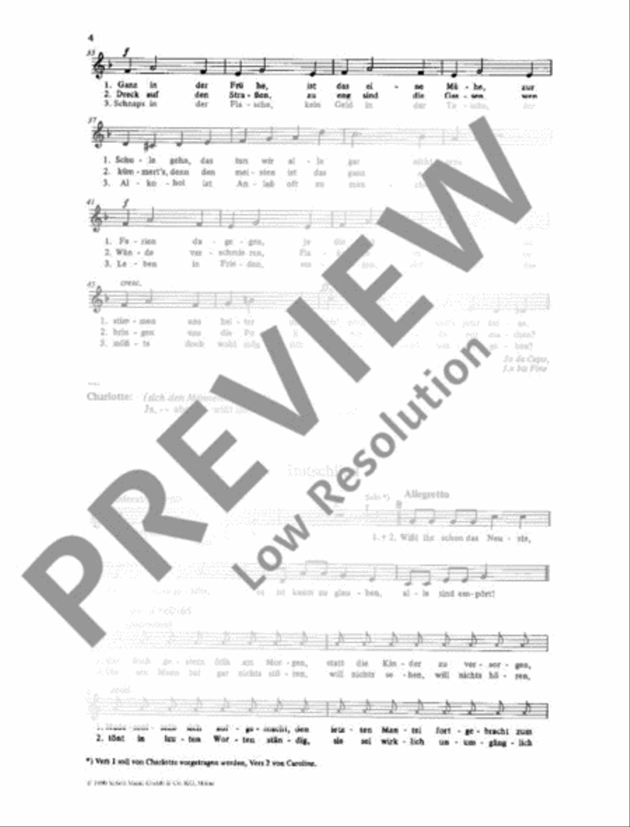 Frieden auf dieser Welt Choir scores gallery preview page 5