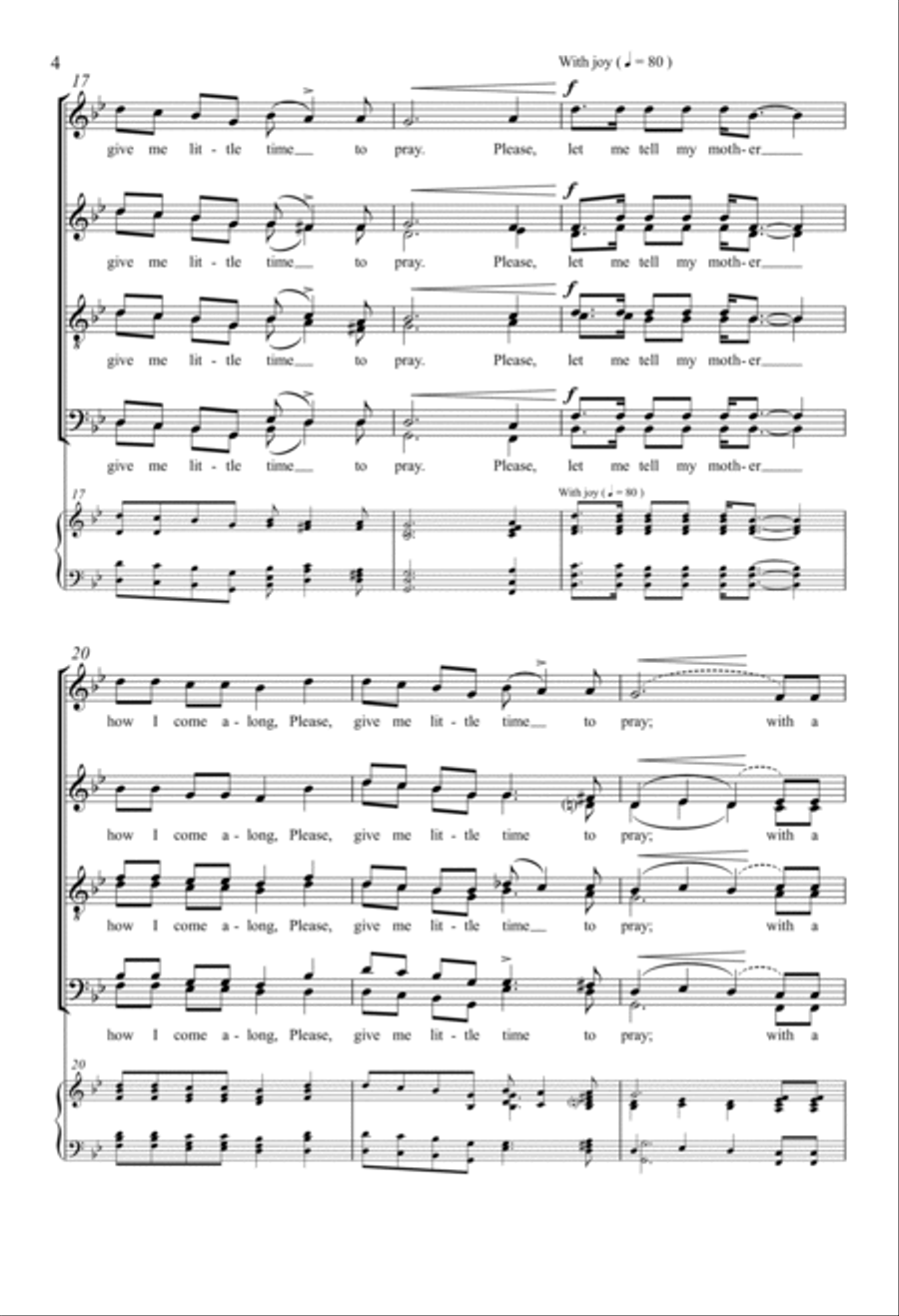 I've Been In De Storm So Long Divisi scores gallery preview page 3