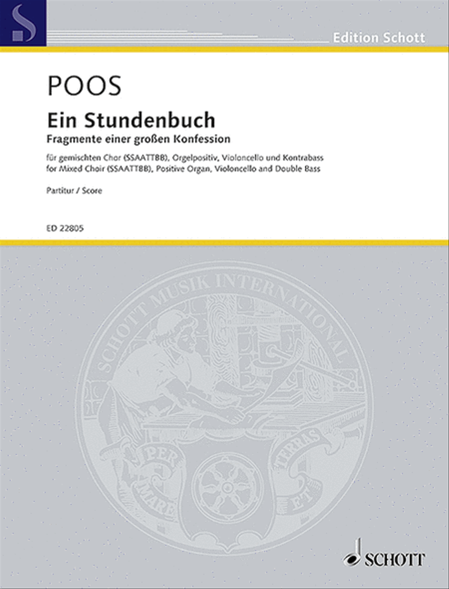 Ein Stundenbuch (An Hourbook) SSAATTBB scores gallery preview page 1
