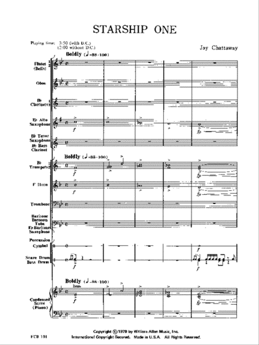 Starship One Concert Band scores gallery preview page 2