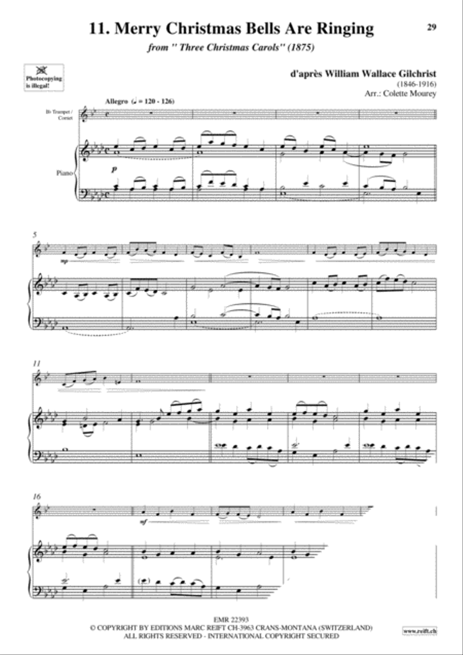 20 Greatest Christmas Hits Cornet scores gallery preview page 13