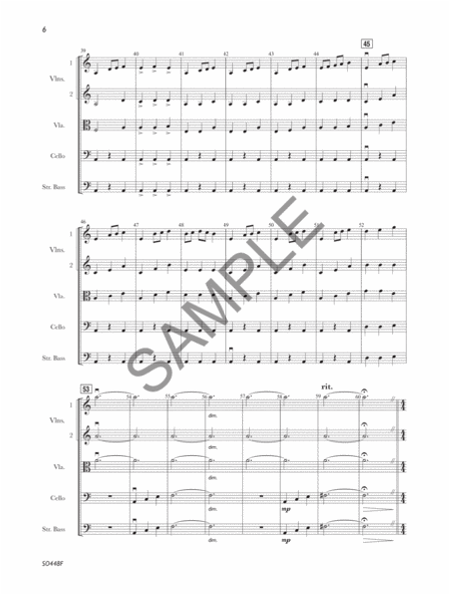 Chasing the Storm - Score String Orchestra scores gallery preview page 7
