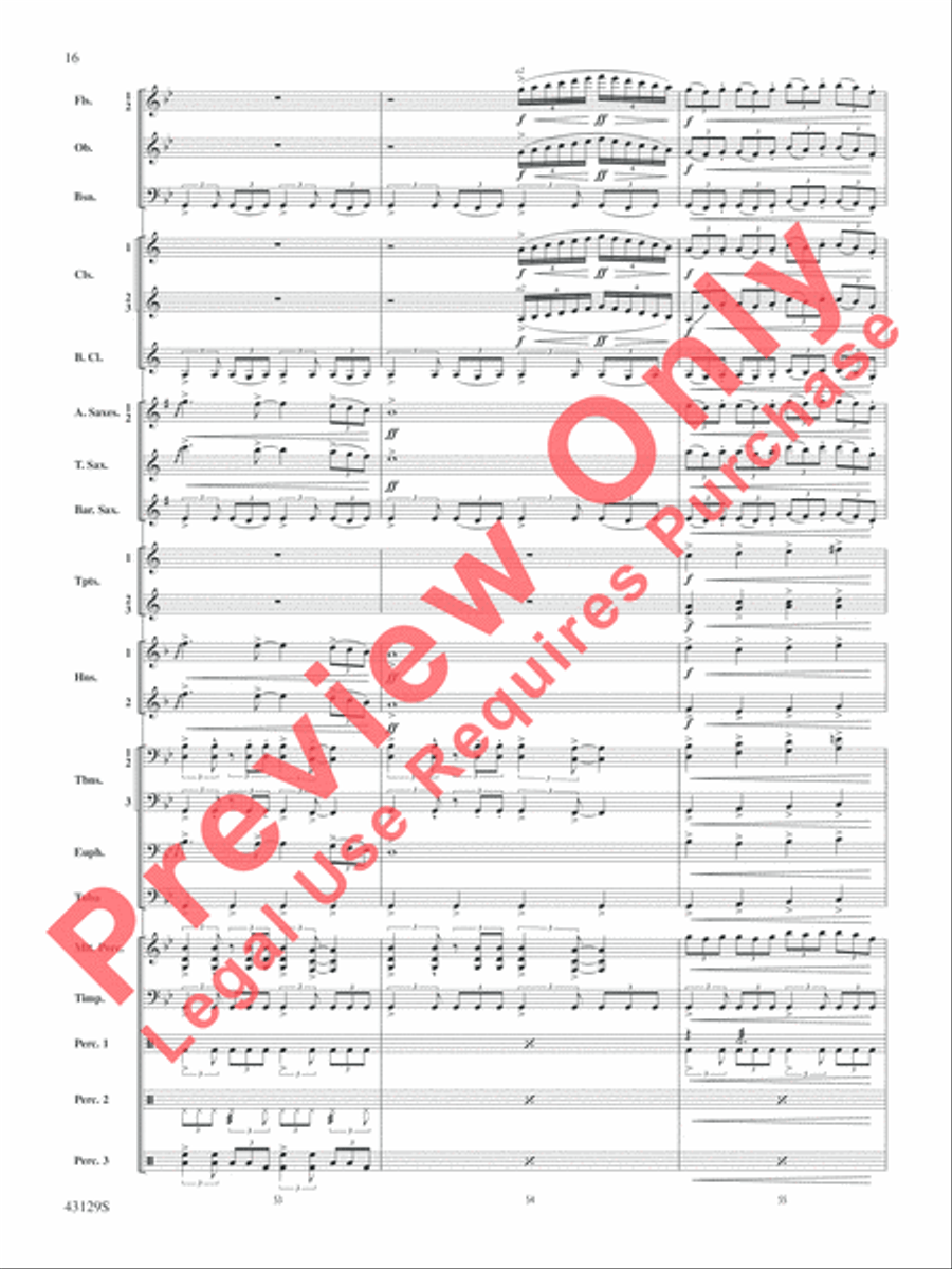 Soundtrack Concert Band scores gallery preview page 17