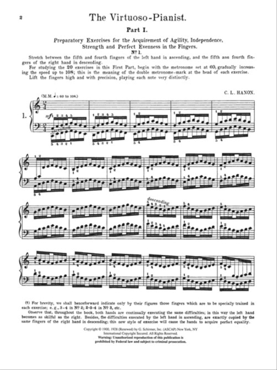 Hanon – Virtuoso Pianist in 60 Exercises – Complete Piano Method scores gallery preview page 3