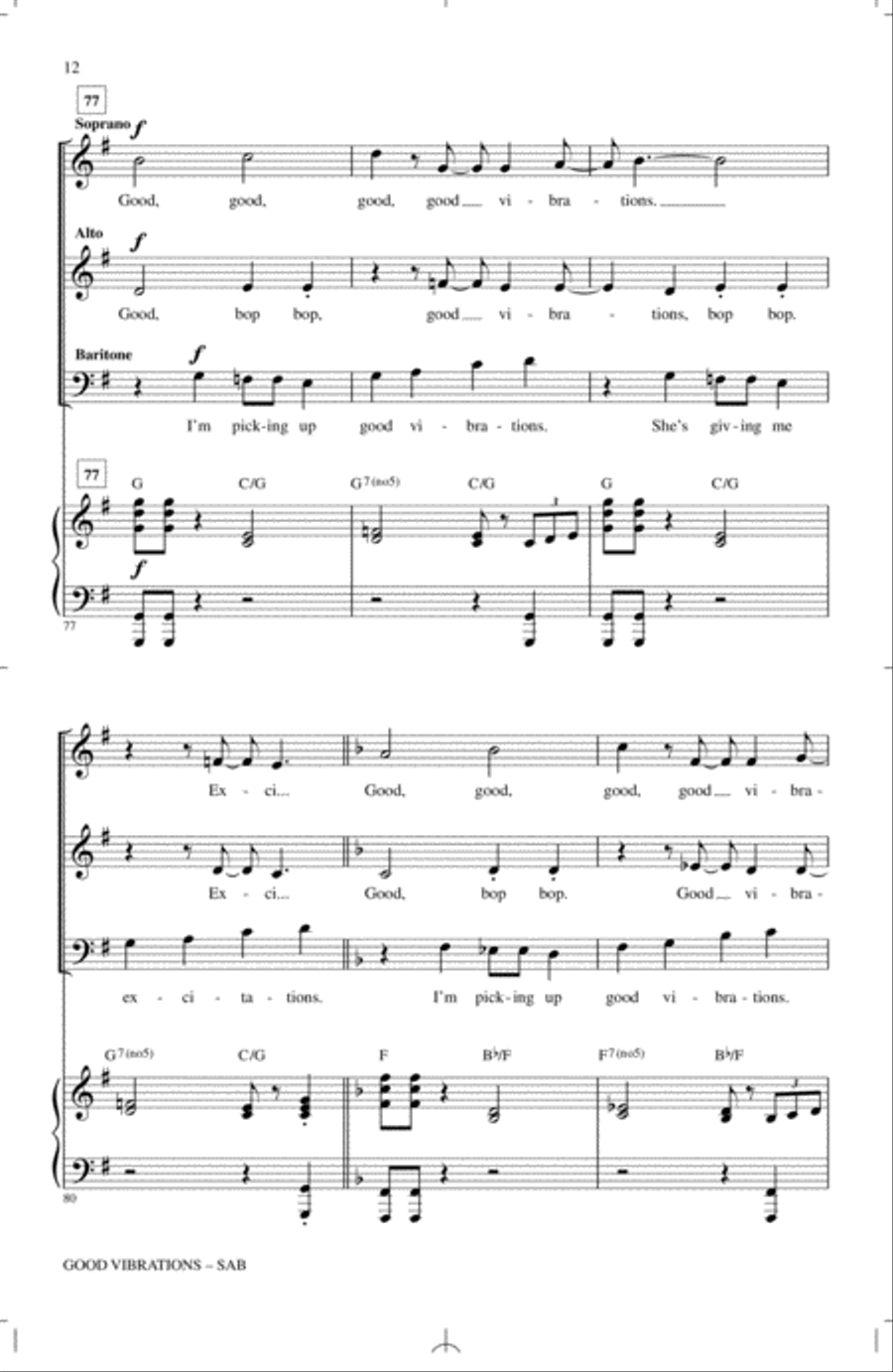 Good Vibrations 3-Part scores gallery preview page 11