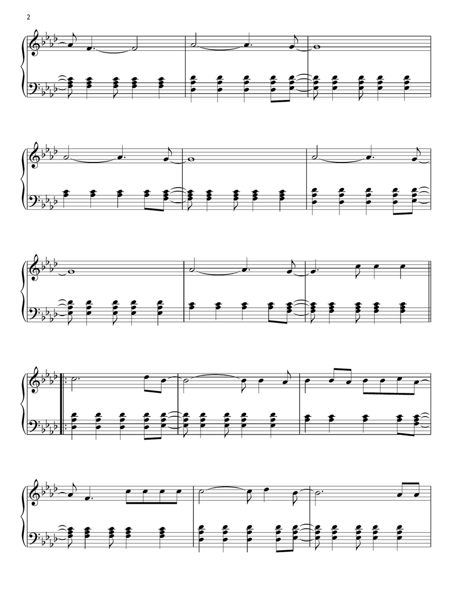 Viva La Vida Piano Solo scores gallery preview page 2