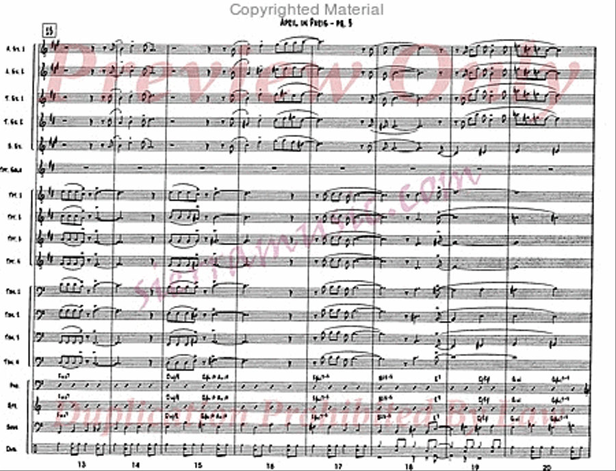 April In Paris April In Paris Jazz Ensemble scores gallery preview page 4