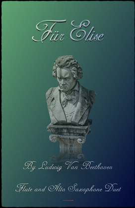 Book cover for Für Elise, Duet for Flute and Alto Saxophone