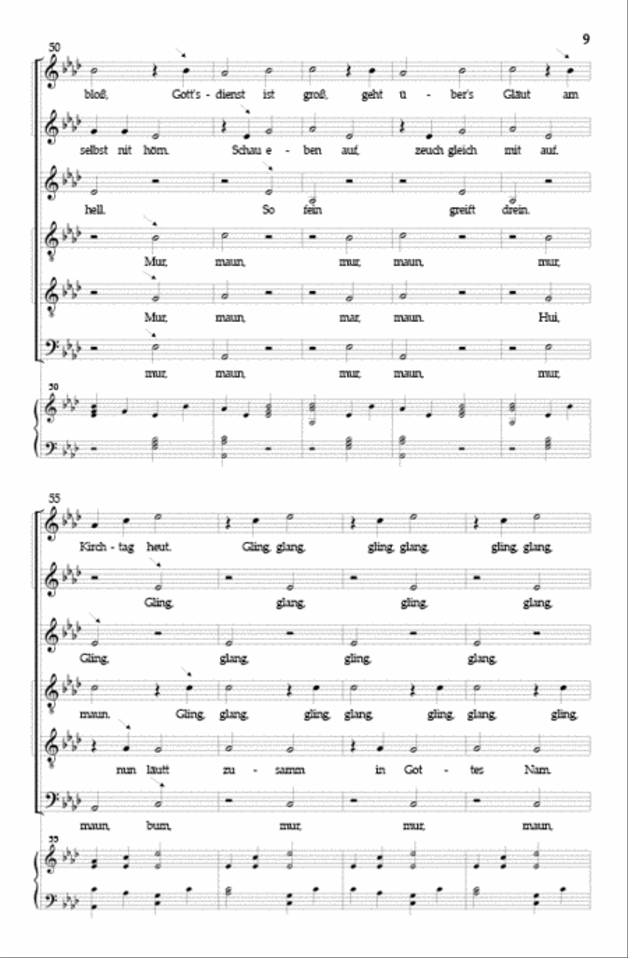 Das Gläut Zu Speyer Choir scores gallery preview page 8