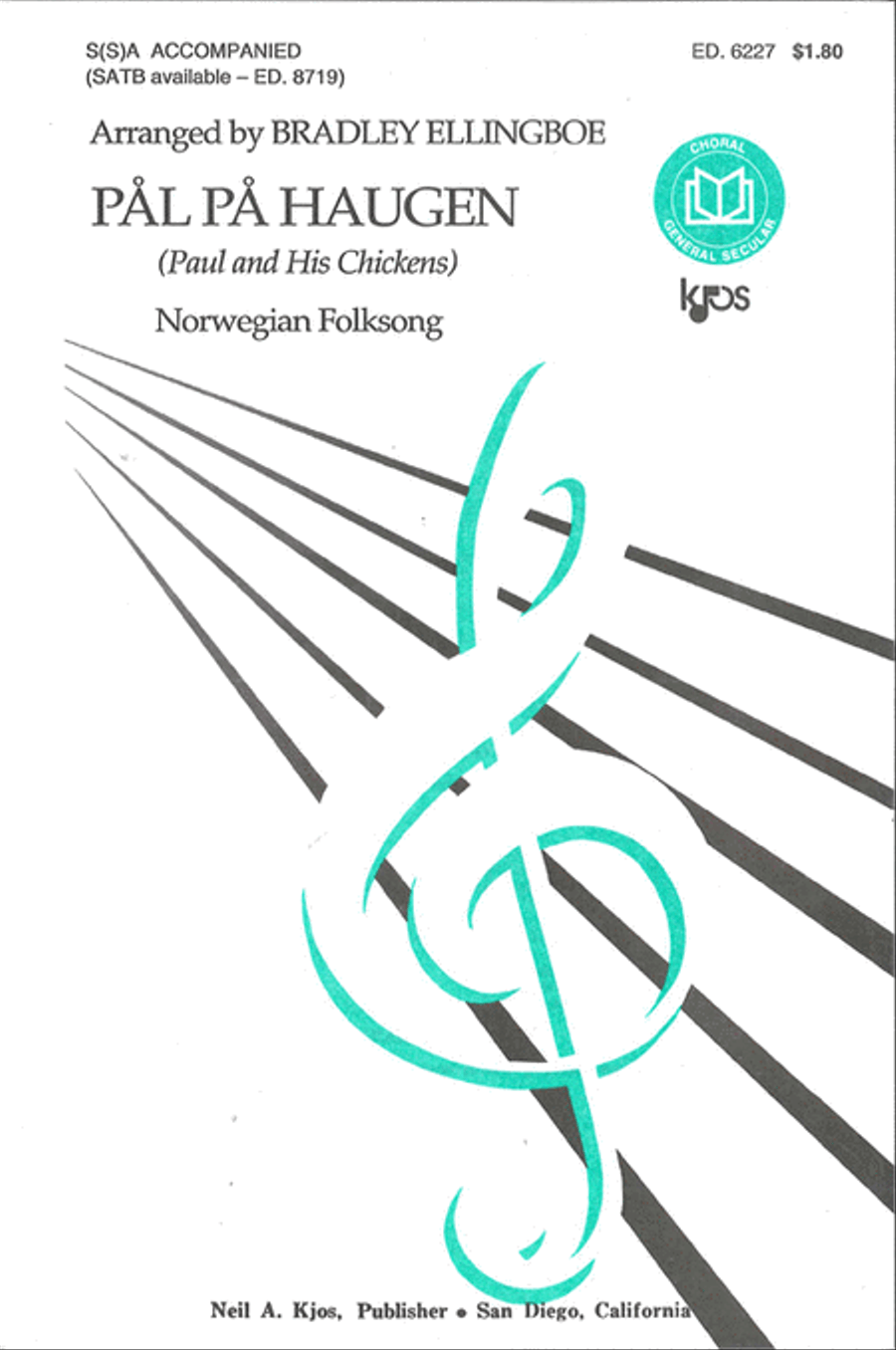Pal Pa Haugen (Paul and His Chickens) Choir scores gallery preview page 1