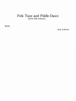 Book cover for Folk Tune and Fiddle Dance