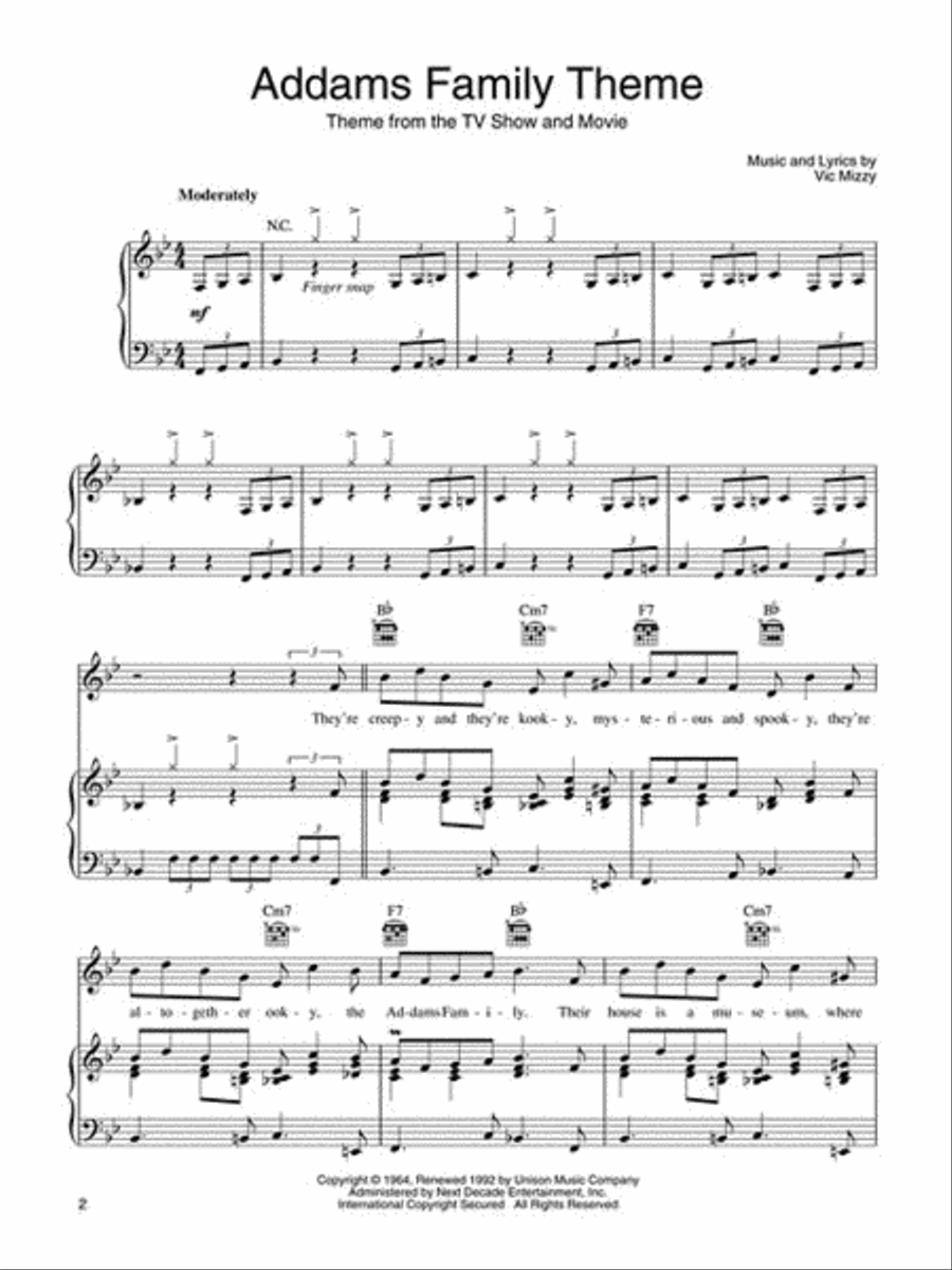 Halloween Spooktacular Piano, Vocal, Guitar scores gallery preview page 3