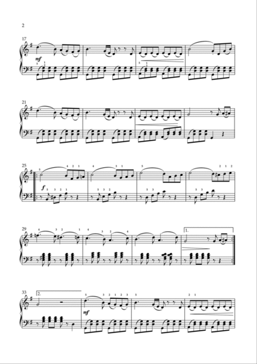 Rondo in G dur Piano Solo scores gallery preview page 2