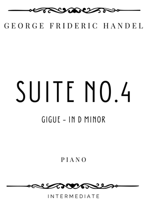 Book cover for Handel - Gigue from Suite in D Minor HWV 437 - Intermediate