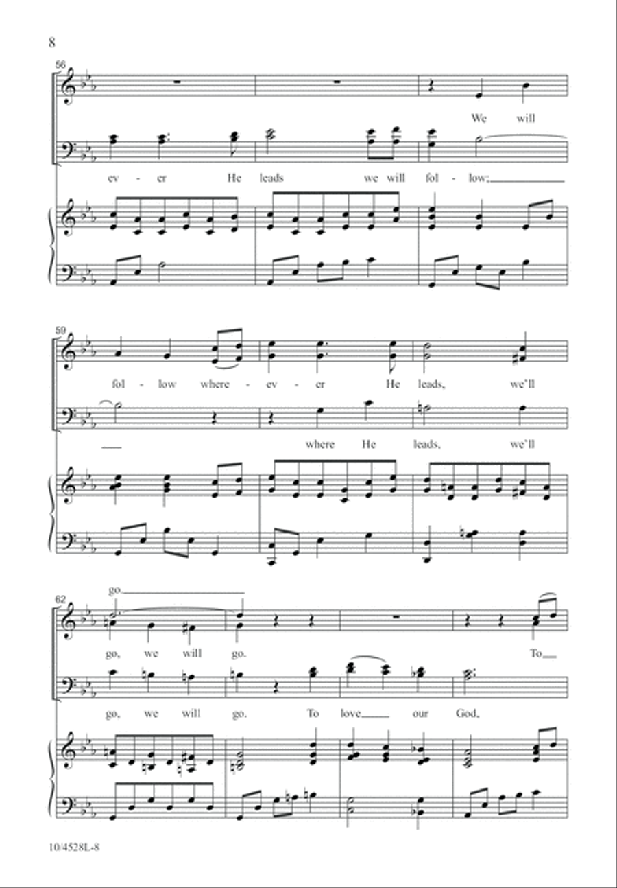 Answer to the Call 4-Part scores gallery preview page 9