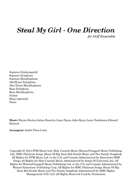 Steal My Girl image number null