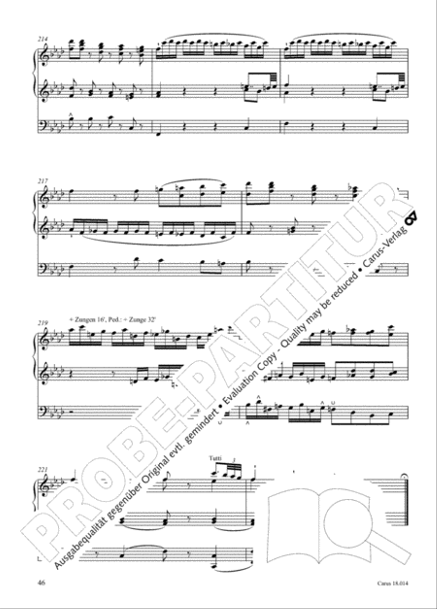 W. A. Mozart: Three organ works Organ scores gallery preview page 47