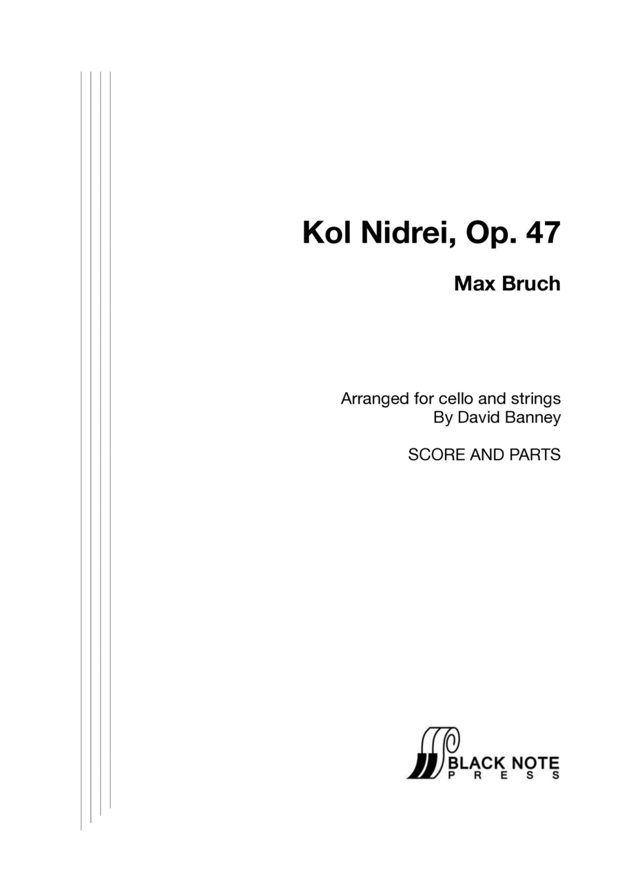 Kol Nidrei, Op. 47 String Orchestra scores gallery preview page 1