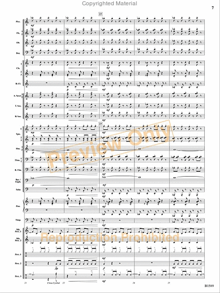 Pulse Concert Band scores gallery preview page 8