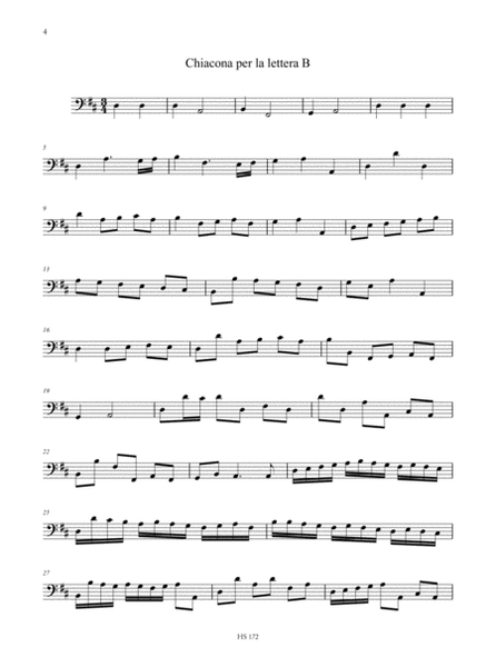 Partite sopra diverse Sonate for Violoncello image number null