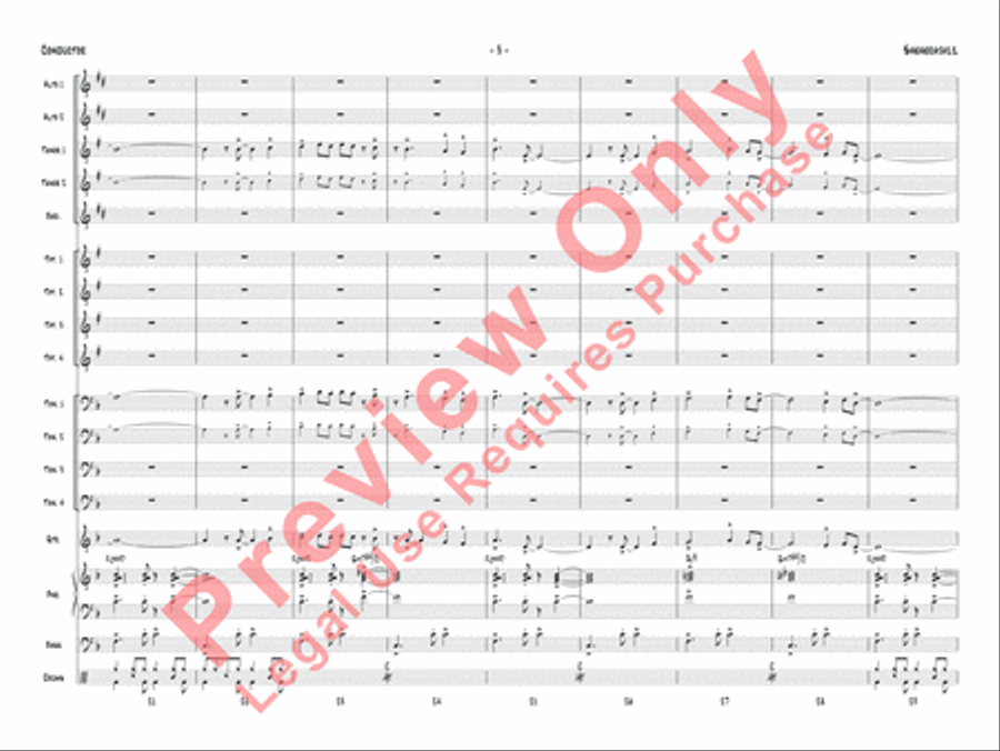 Sheherajazz Jazz Ensemble scores gallery preview page 6