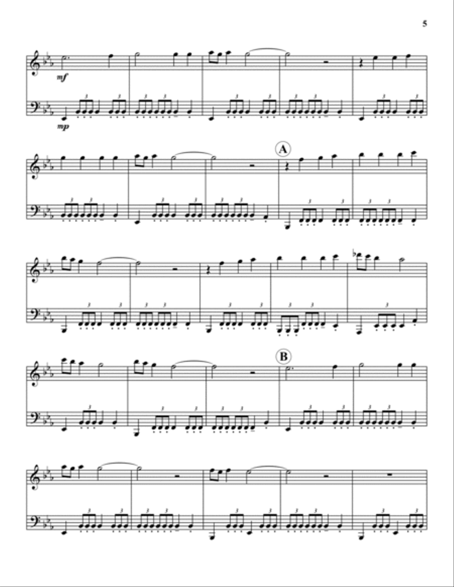 Christmas Duets Flute scores gallery preview page 5