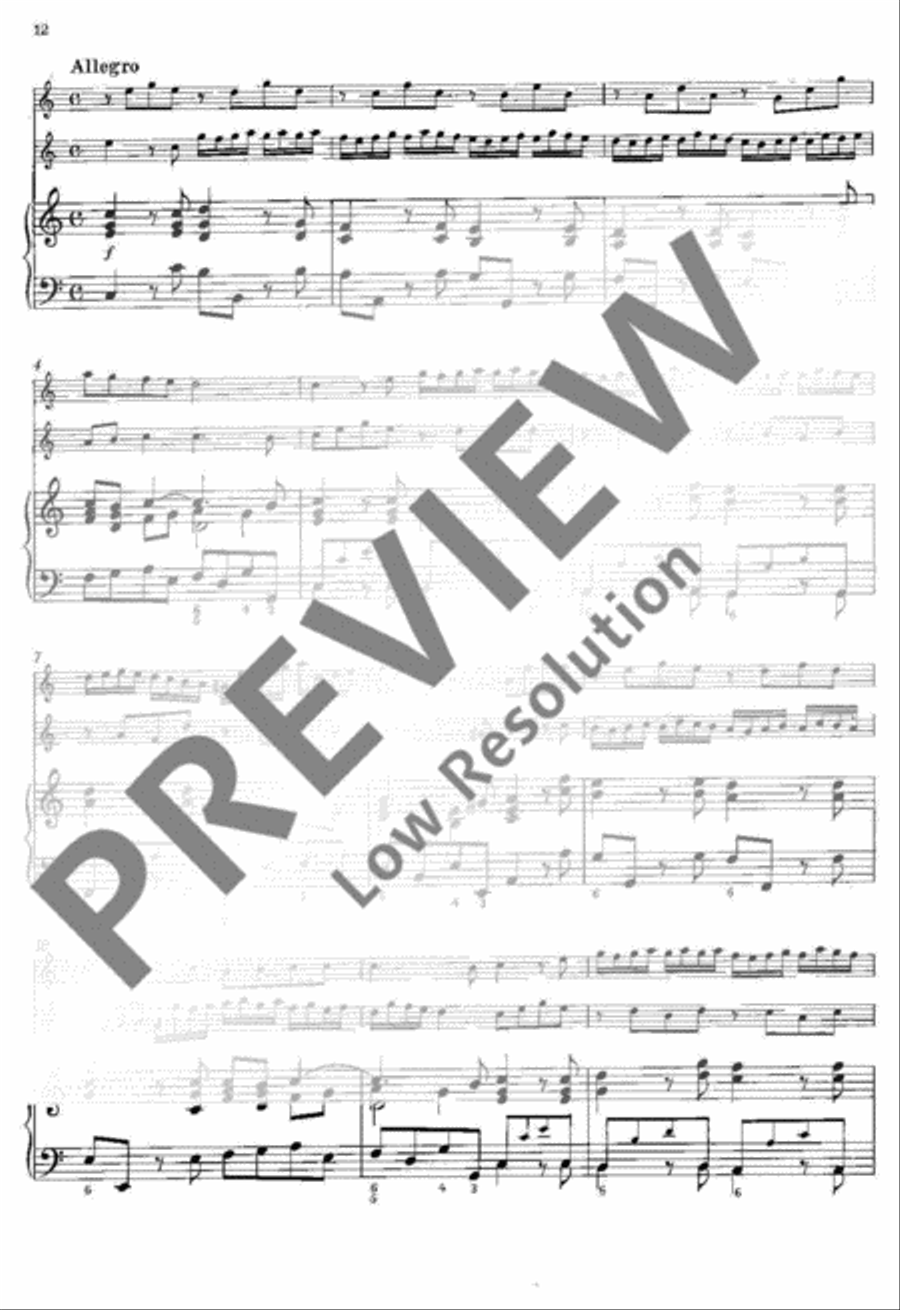 Twelve Triosonatas Cello scores gallery preview page 13