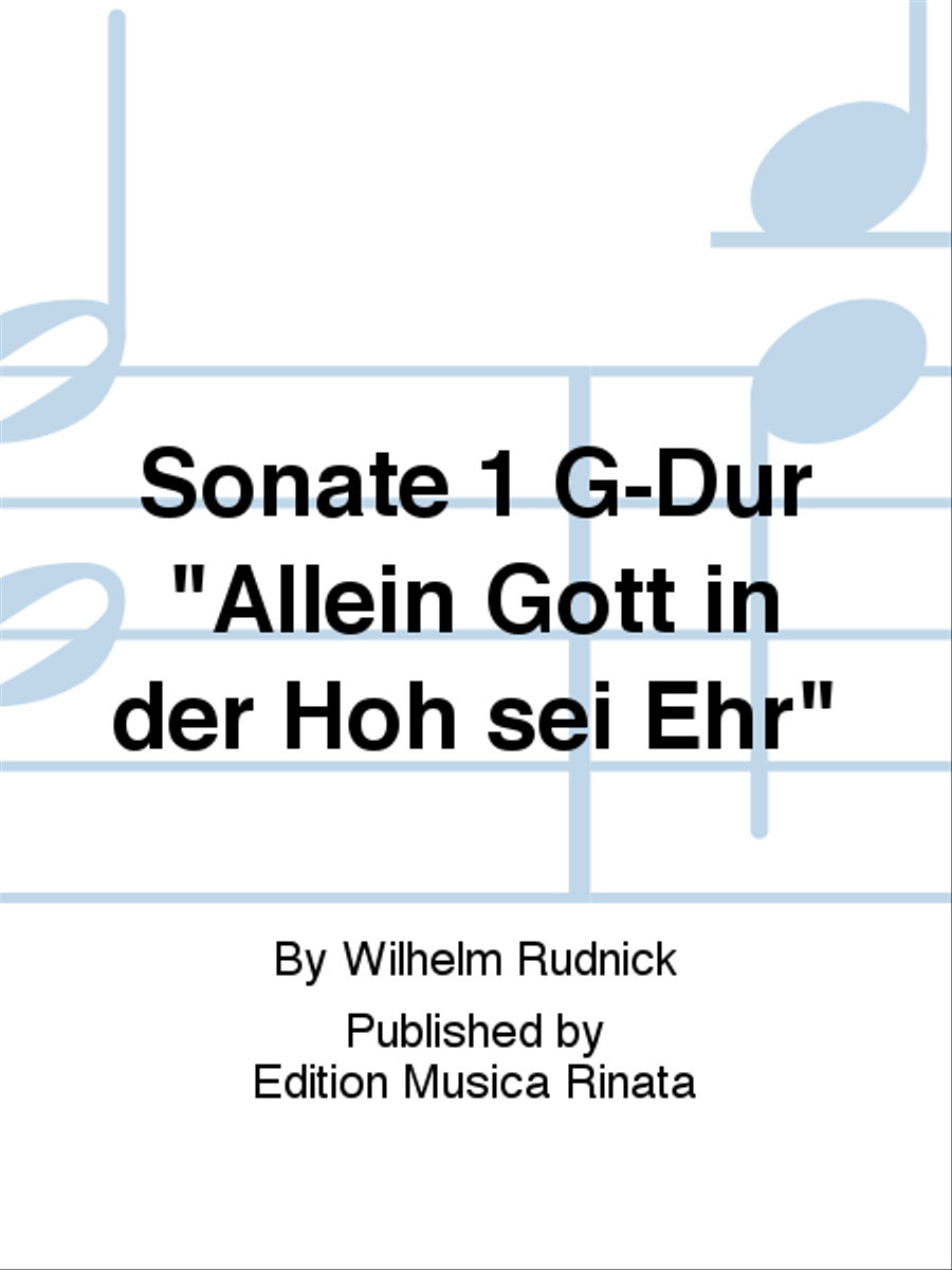 Sonate 1 G-Dur 