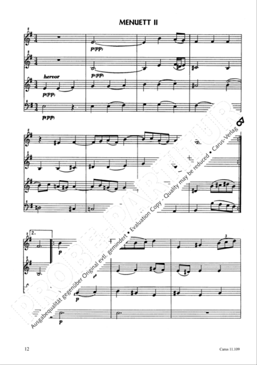 Kleine Suite Recorder scores gallery preview page 15