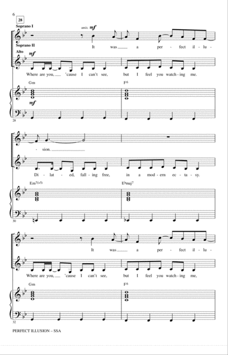 Perfect Illusion SSA scores gallery preview page 5